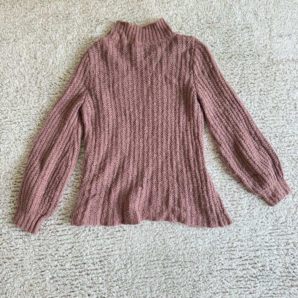 Lucky Brand‎ Sweater Women's Small Mauve Pink Boho Minimalist Pullover